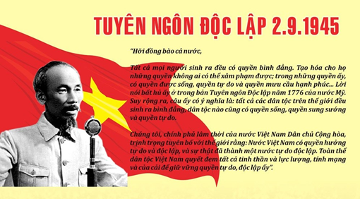 TUYÊN NGÔN ĐỘC LẬP: SỰ KẾ THỪA, PHÁT TRIỂN NHỮNG GIÁ TRỊ TƯ TƯỞNG TIẾN BỘ CỦA THỜI ĐẠI (3/9/2021)